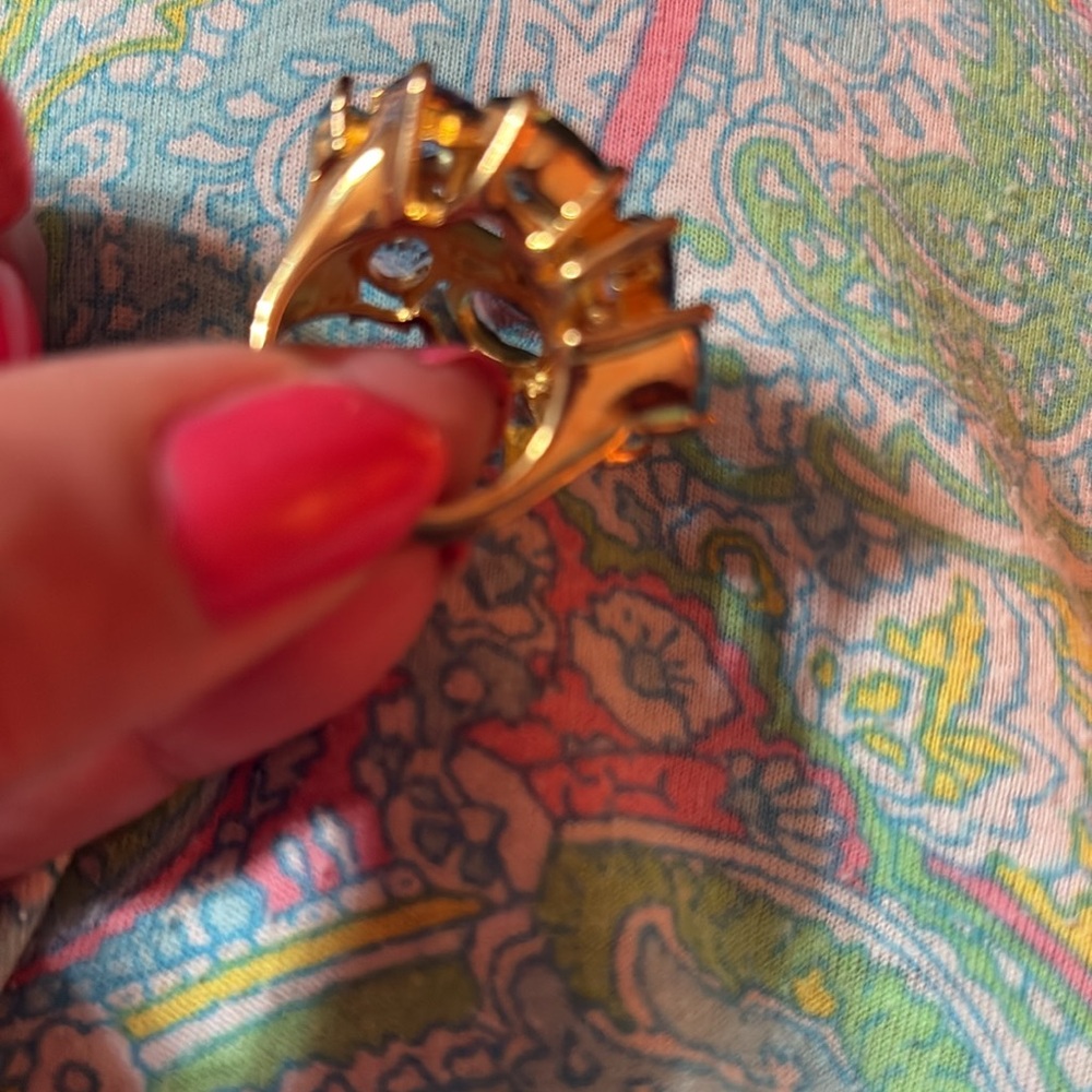 Joan Rivers Classics Collection blue ring - Picture 4 of 6